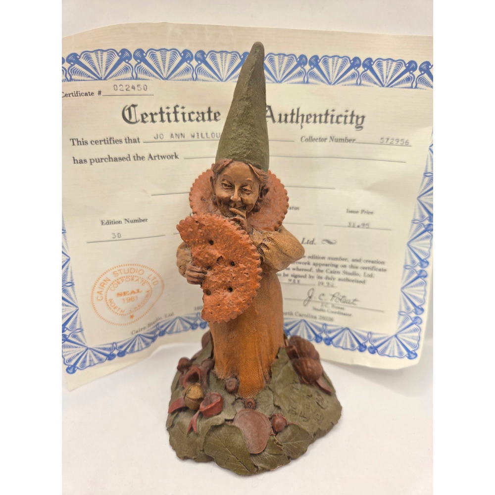 Vintage Tom Clark "Georgia" Gnome 1984 #30 With COA Crackers